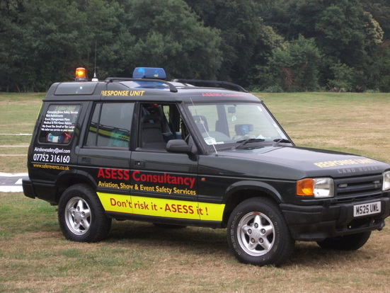 side view of the 4x4 response vehicle