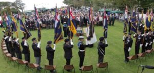 flagbearers in s circle