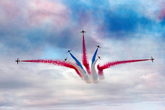 part of a Red Arrows air display